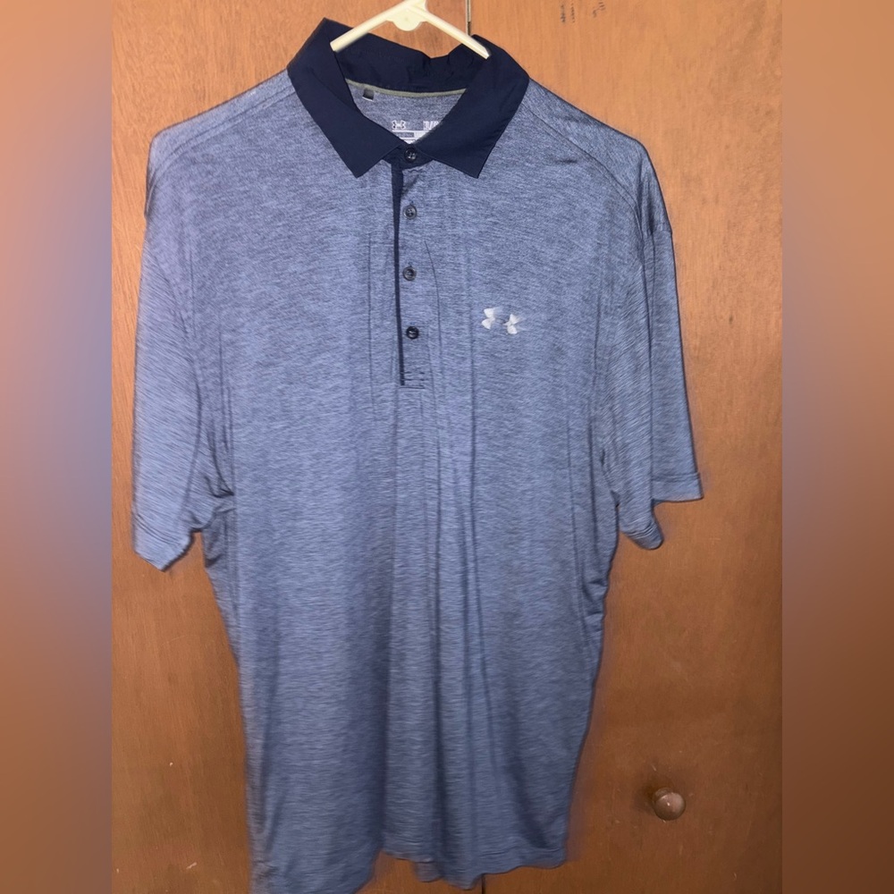Under Armour Men's Blue Polo Shirt XL